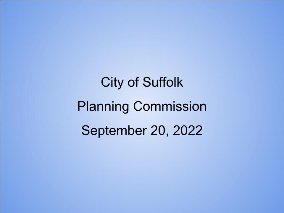 Video from City of Suffolk Planning Commission