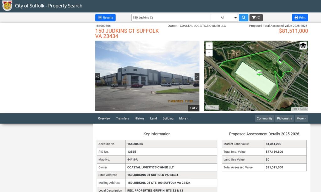 150 Judkins Ct Assessment